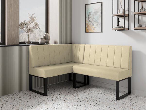 Rohová lavice Mondeo 130x170 (krémová) (L). Akce -20%