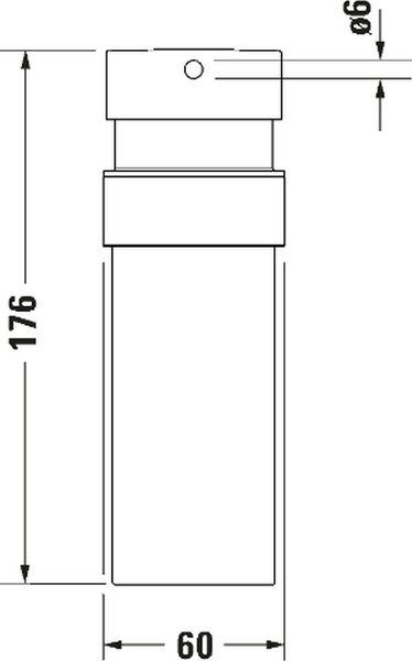 Duravit Starck T dávkovač mýdla 200 ml chrom 0099351000