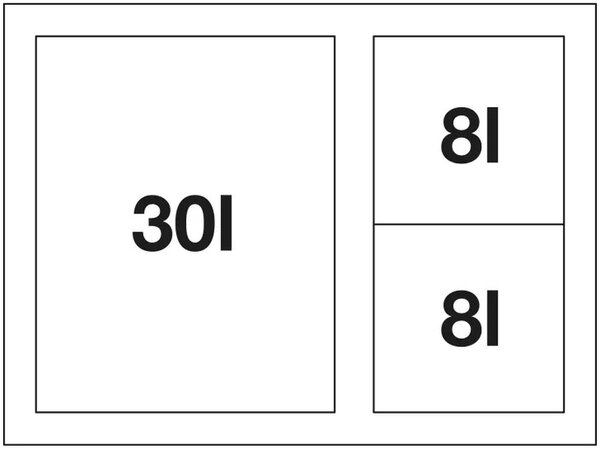 Blanco Select II třídič na odpady 46 l černá 526210