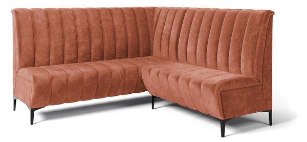 Rohová lavice Romero 130x170 (růžová) (P). Akce -21%