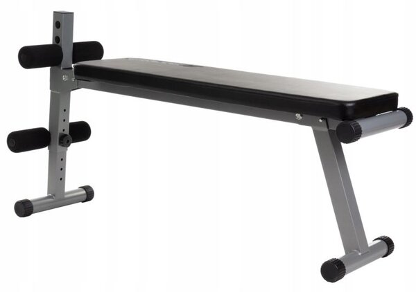 ScSPORTS Multifunkční lavice, ekokůže, černá, 120 kg