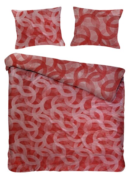 BAVLNĚNÉ LOŽNÍ POVLEČENÍ COTTONLOVE JACQUARD SPOTY 160X200 CM, 2 KS 70X80 CM VZOROVANÉ