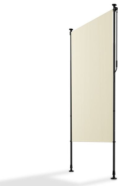 Svislá markýza na balkon 120x228-316 cm, UV ochrana, béžová