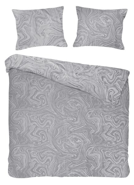 BAVLNĚNÉ LOŽNÍ POVLEČENÍ COTTONLOVE JACQUARD MARBLE 200X220 CM, 2 KS 70X80 CM VZOROVANÉ