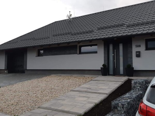 Kamenný obklad, ČERNÁ břidlice, balení