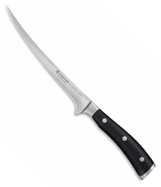 Filetovací nůž CLASSIC IKON 18 cm - Wüsthof Dreizack Solingen (Nůž filetovací CLASSIC IKON 18 cm, dárkové balení - Wüsthof Dreizack Solingen)