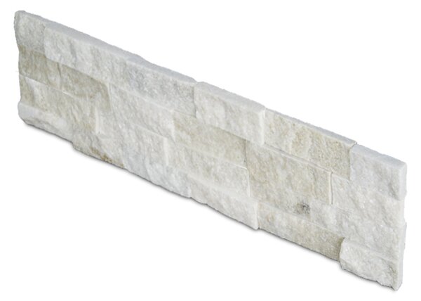 Kamenný obklad, kvarcit IVORY 15x60 cm