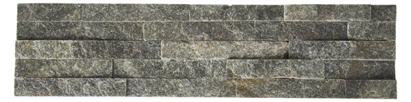 Kamenný obklad, kvarcit ŠEDÝ, 15x60 cm