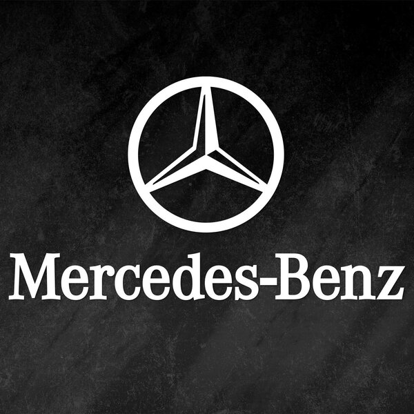 DUBLEZ | Dřevěná 3D samolepka - Mercedes-Benz | Obraz