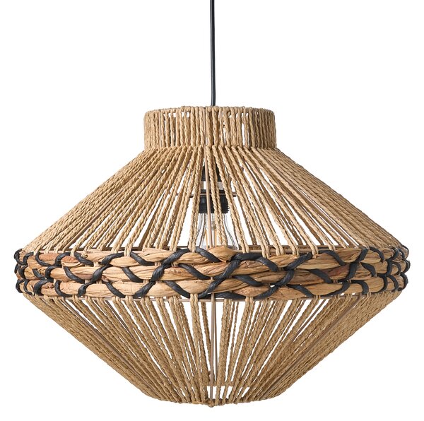 Závěsná lampa RABACCA Papírové lano Přírodní
