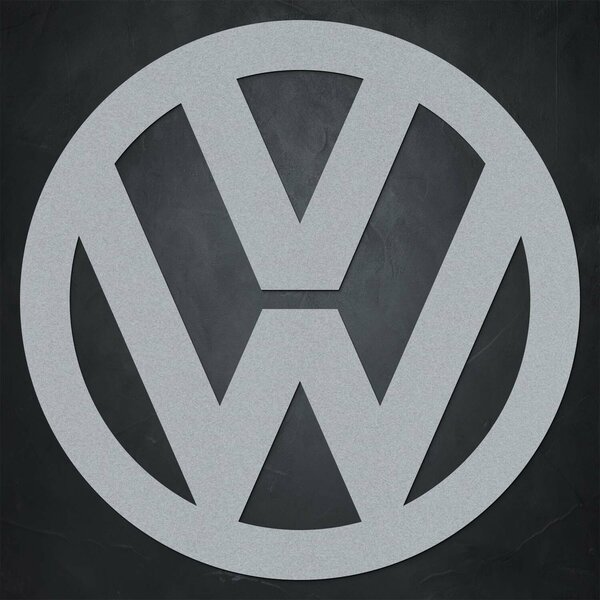 DUBLEZ | Dřevěný obraz - Znak loga Volkswagen | Obraz