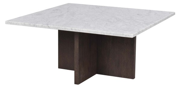 Bílý Konferenční stolek Brooksville 42 × 90 × 90 cm ROWICO