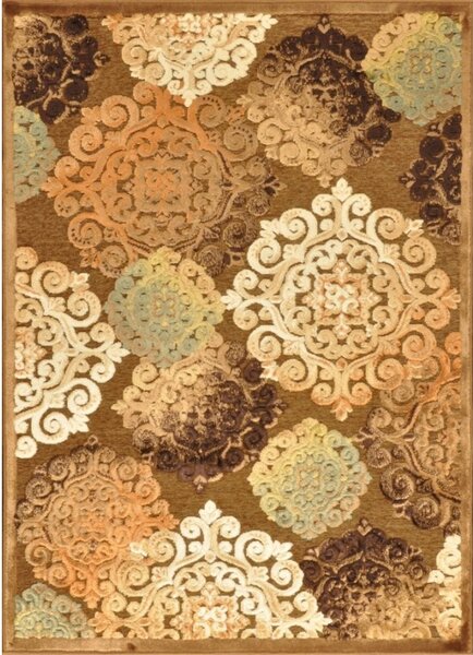 JUTEX Kusový koberec Nepal 001 7292 71 BARVA: Hnědá, ROZMĚR: 65x110 cm