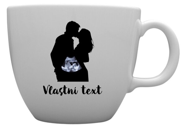 Personalizovaný MEGA XXL keramický hrnek 1000 ml s párem a ultrazvukem