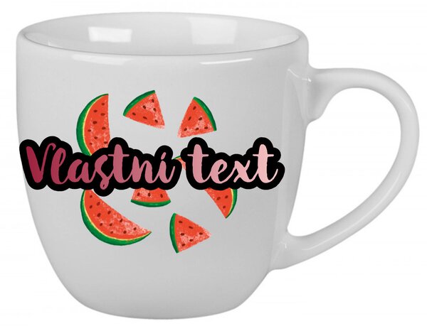Personalizovaný keramický hrníček 400 ml s letním ovocem