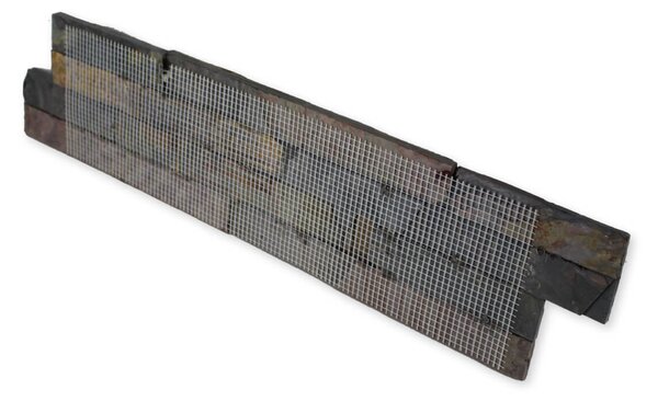 Kamenný obklad, Břidlice multicolor II, 15x65 cm, tloušťka 0,8-1,5 cm, ES006, balení