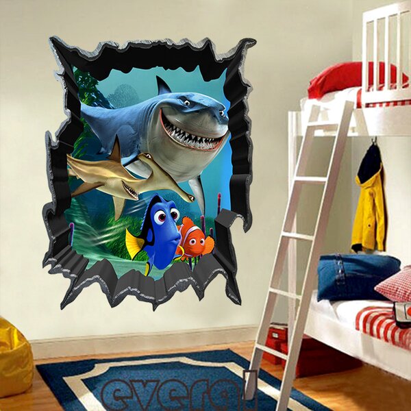 Živá Zeď Samolepka Hledá se Nemo a Dory
