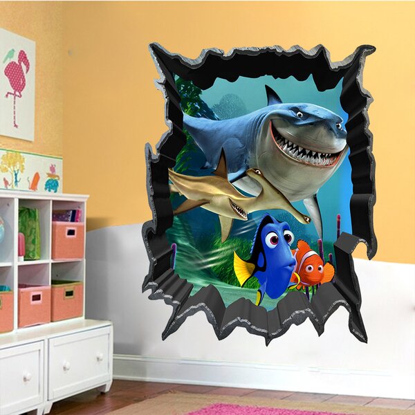 Živá Zeď Samolepka Hledá se Nemo a Dory