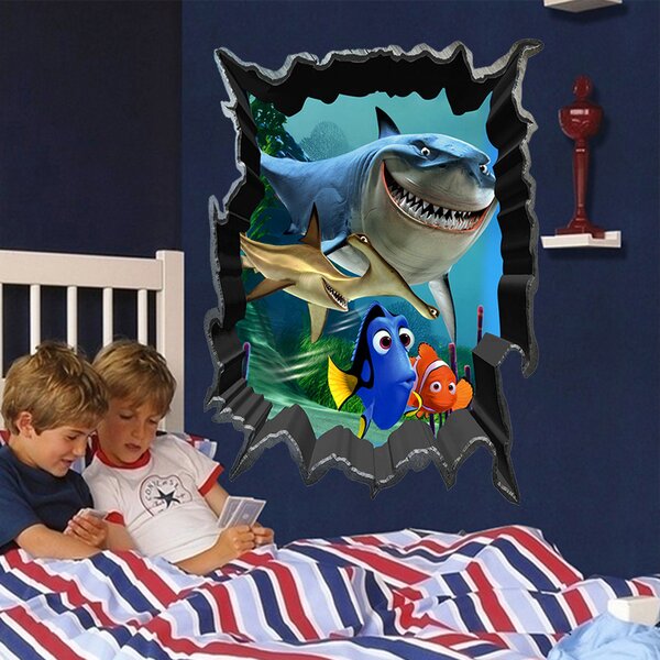 Živá Zeď Samolepka Hledá se Nemo a Dory