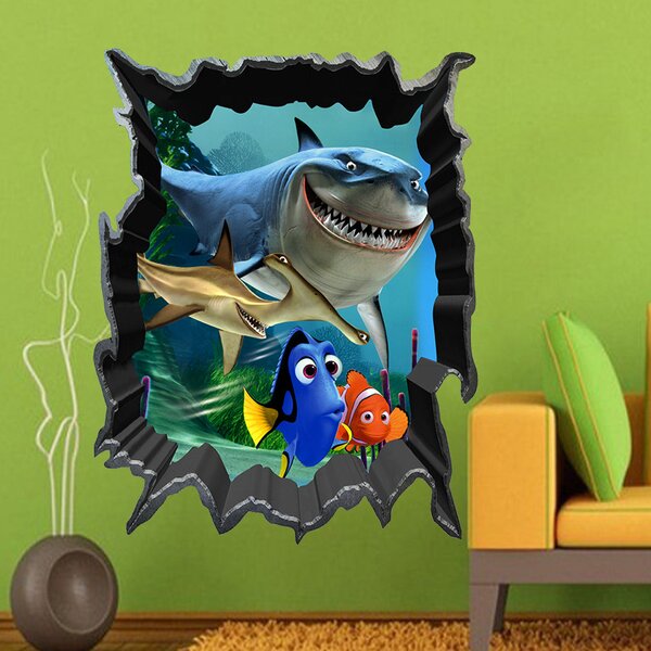 Živá Zeď Samolepka Hledá se Nemo a Dory