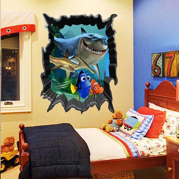 Živá Zeď Samolepka Hledá se Nemo a Dory
