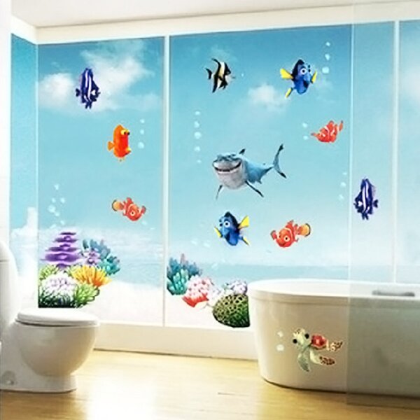 Živá Zeď Samolepka Nemo, Dory a přátelé