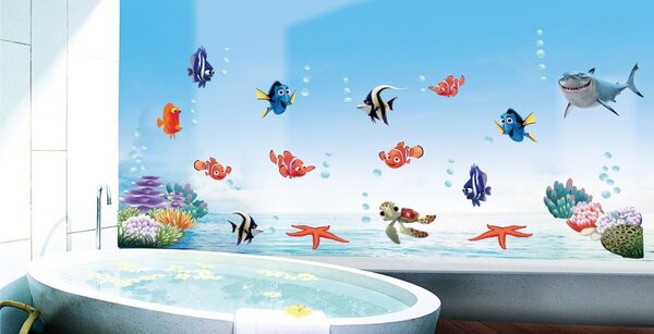 Živá Zeď Samolepka Nemo, Dory a přátelé