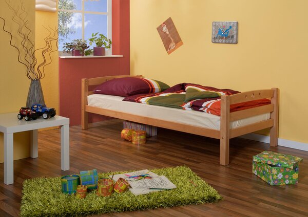 VYSOKÁ POSTEL, 90/200 cm, barvy buku Livetastic - Vyvýšené postele, Online Only