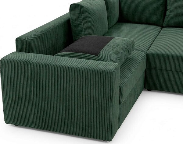 SEDACÍ SOUPRAVA, textil, zelená P & B - Sedací soupravy, Online Only