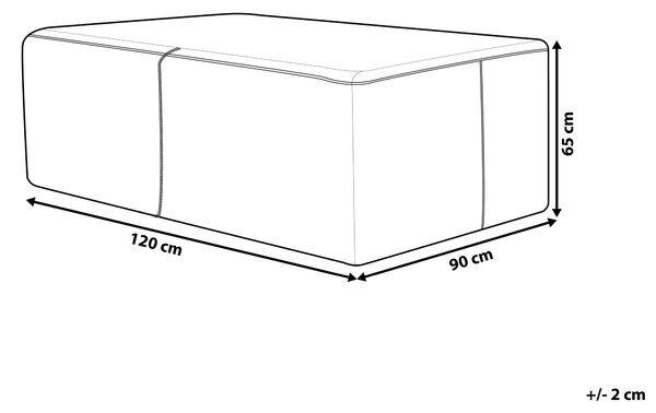 Ochranná plachta CHUVA 120 cm 90 cm 65 cm Šedá