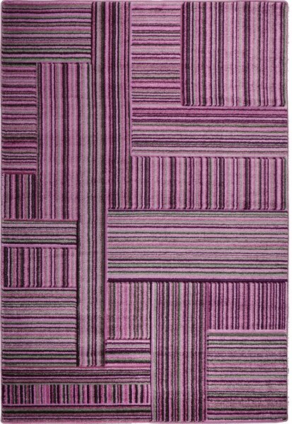 Moderní kusový koberec Nairobi 5773A lila | vícebarevný Typ: 60x110 cm