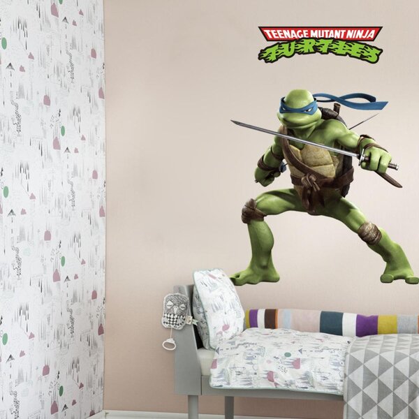 Živá Zeď Samolepka Želvy Ninja
