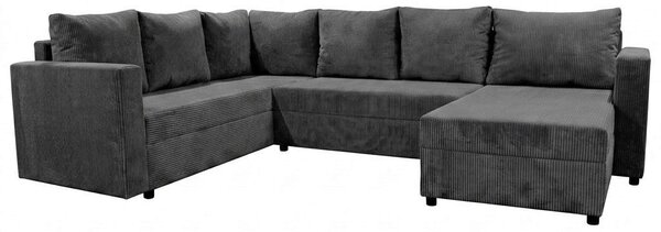SEDACÍ SOUPRAVA, textil, tmavě šedá P & B - Sedací soupravy, Online Only