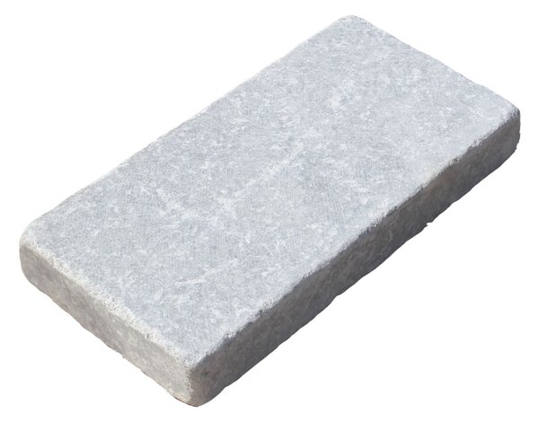 Kamenná dlažba z mramoru Silver Grey, 20x10 cm