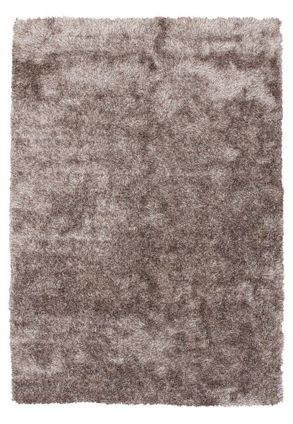 KOBEREC S VYSOKÝM VLASEM, 80/150 cm šedohnědá Kayoom - Online Only koberce & rohožky, Online Only
