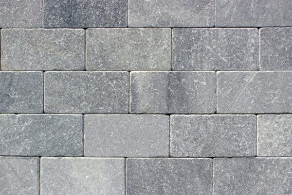 Kamenná dlažba z mramoru Silver Grey, 20x10 cm