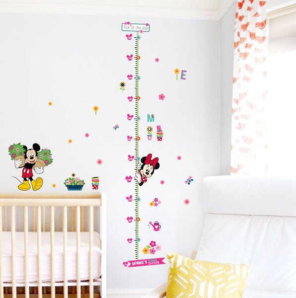 Živá Zeď Samolepka Minnie Mickey metr
