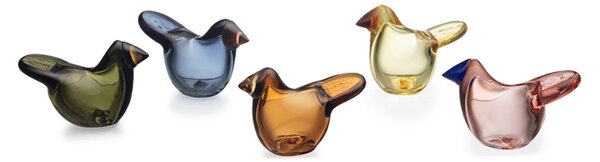 Iittala Ptáček Toikka Flycatcher, růžovo-modrý