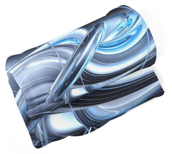 Deka SABLIO - Modrá abstrakce 150x120 cm