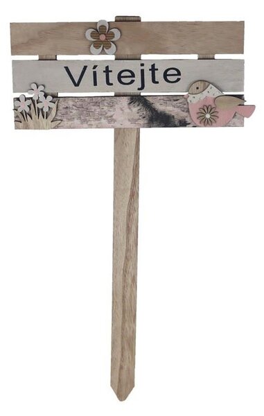 Zápich - VÍTEJTE D4857 - 24 × 1.5 × 42 cm