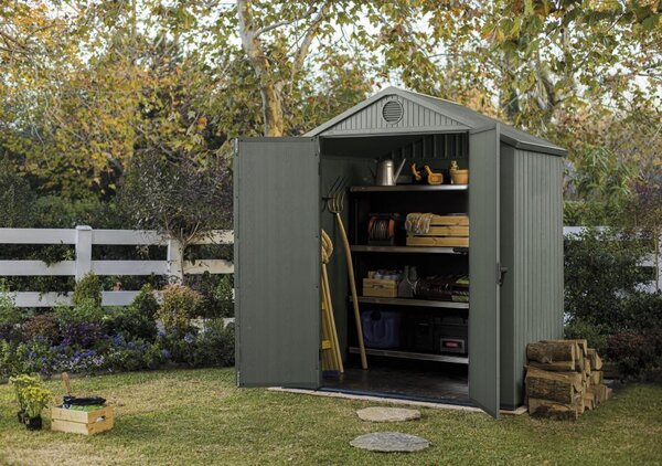 Zahradní domek Keter Darwin 6x4 - 190 x 221 x 121 cm - zelený