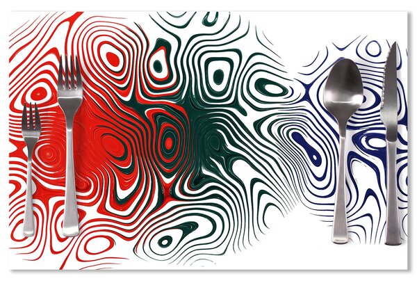 Prostírání SABLIO - Dvoubarevná abstrakce 40x30cm