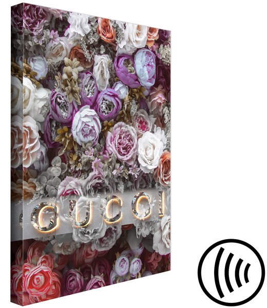 Obraz Gucci a růže (1-dílný) vertikální