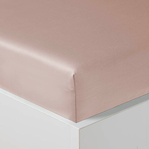 Luxusní saténové prostěradlo Tencel™ – pudrová: 90x200cm