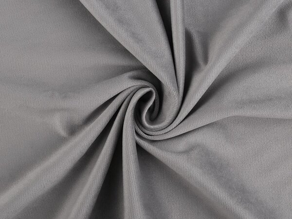 Samet velvet oděvní burgundy hladký METRÁŽ 150cm