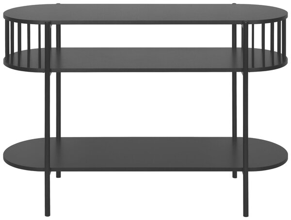 KONZOLOVÝ STOLEK, černá, kov, kompozitní dřevo, 110/39/76 cm Xora - Online Only konferenční stolky, Online Only