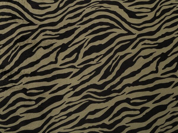 Samet imitace zvířecí kůže zebra METRÁŽ