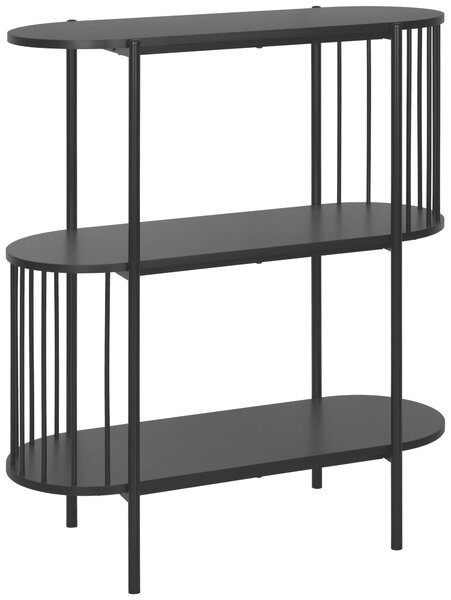 REGÁL, černá, železo, 80/95/34 cm Xora - Online Only regály & police, Online Only