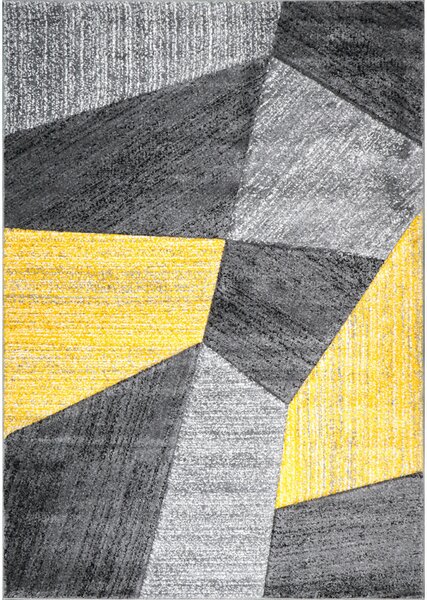 Ayyildiz Hali Kusový koberec Warner AG004 Yellow BARVA: Žlutá, ROZMĚR: 140x200 cm