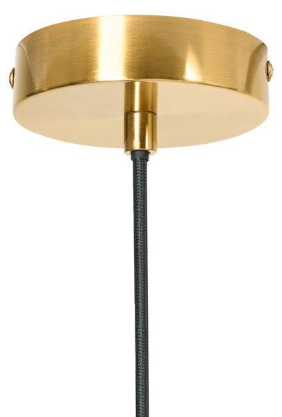 Závěsná lampa MASCOTA Len Světle hnědá